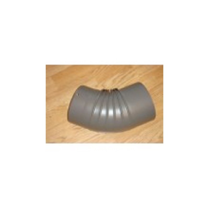 Coude plissé 45°, diamètre 150 mm, pour conduit cheminée CD 45 150 PSI Réf.  52150121/0 - POUJOULAT